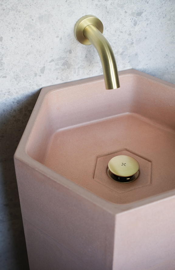 Langtoft bathroom space pink gold15