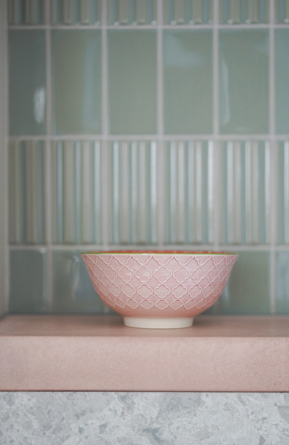 Langtoft bathroom space pink gold22