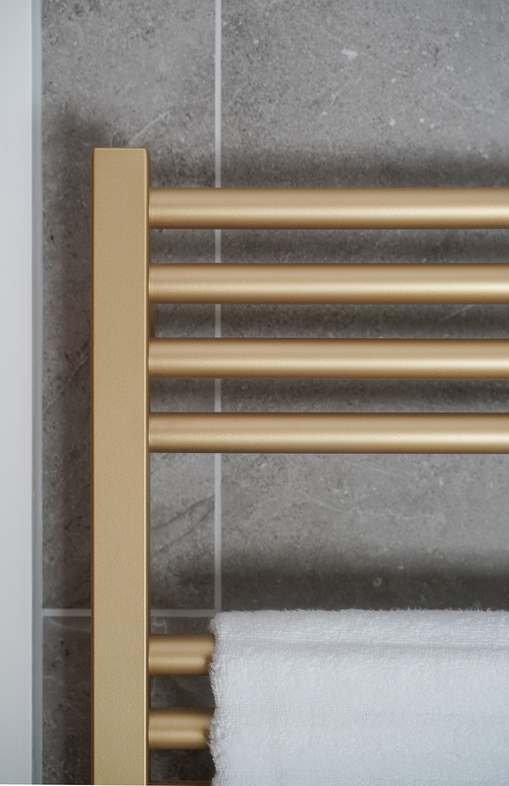 Langtoft bathroom space grey gold minimal49