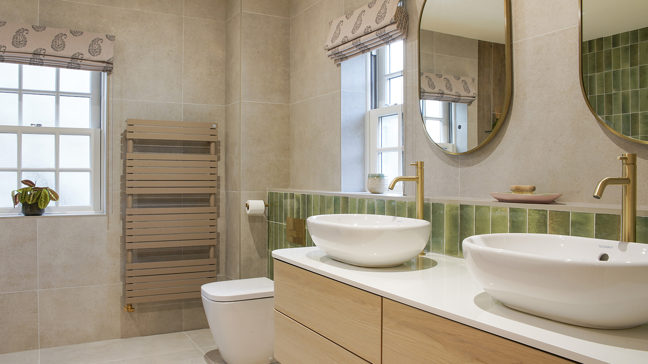Soft neutral spa bathroom rutland