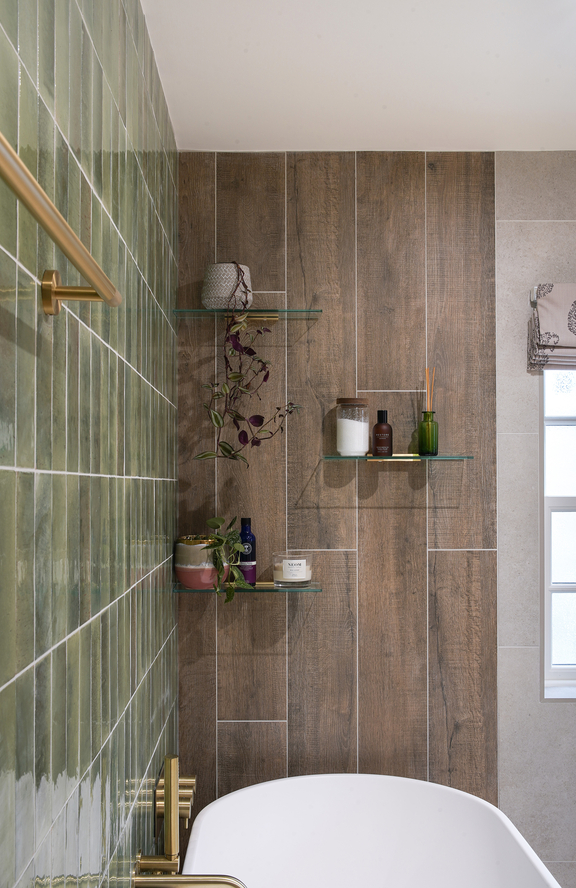 Natural spa bathroom