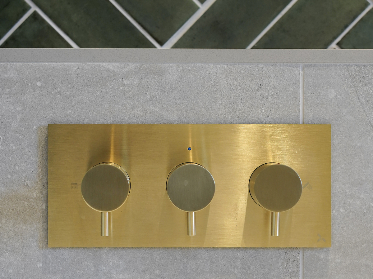 Gold handles