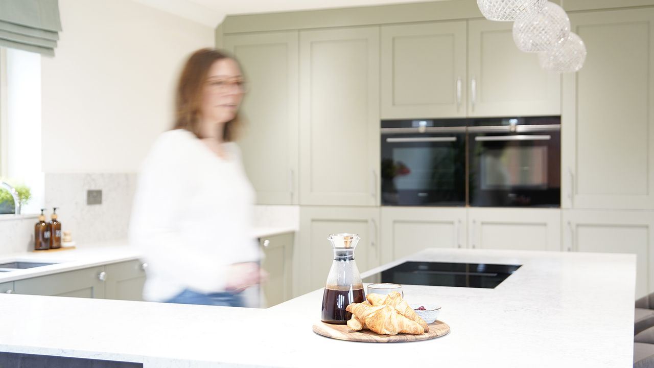 Traditional shaker kitchen design space colsterworth46