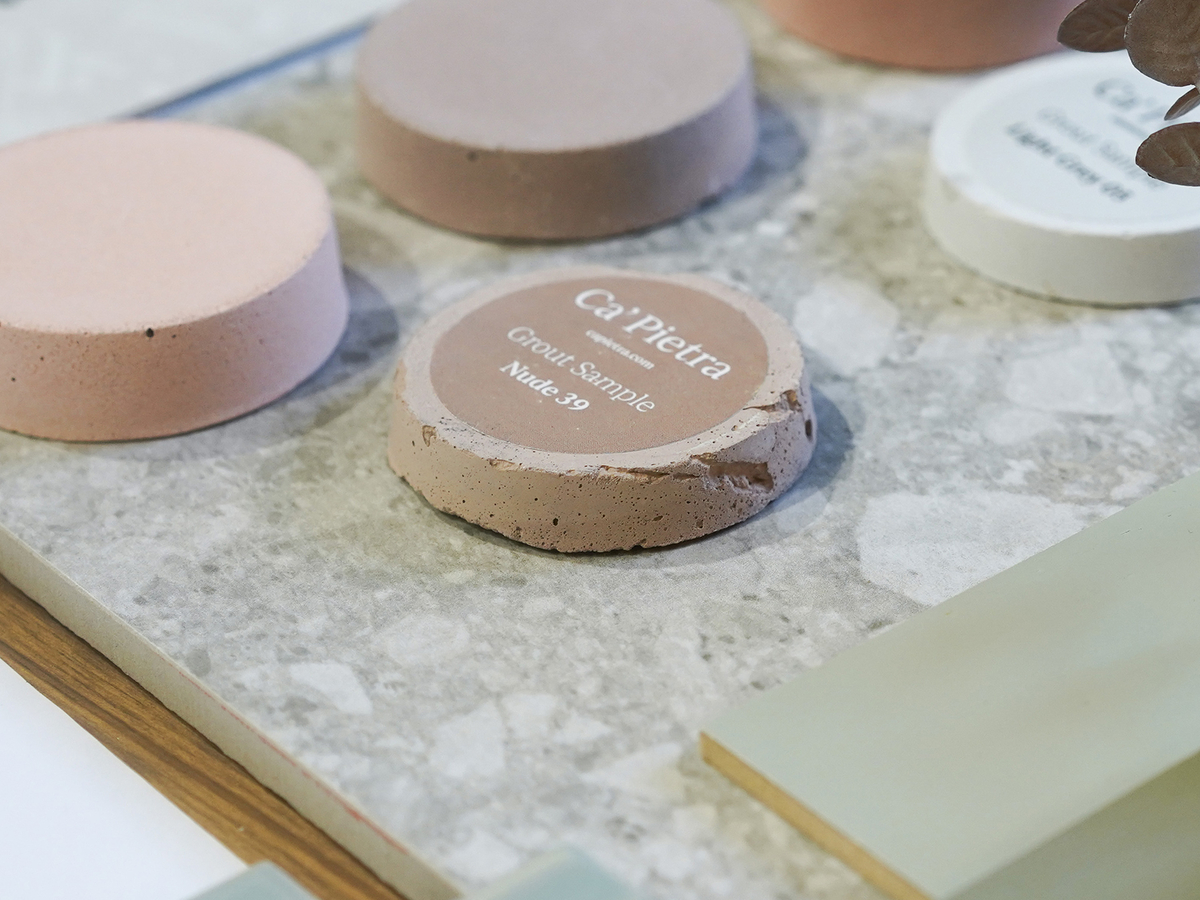 Grout samples capietra stamford