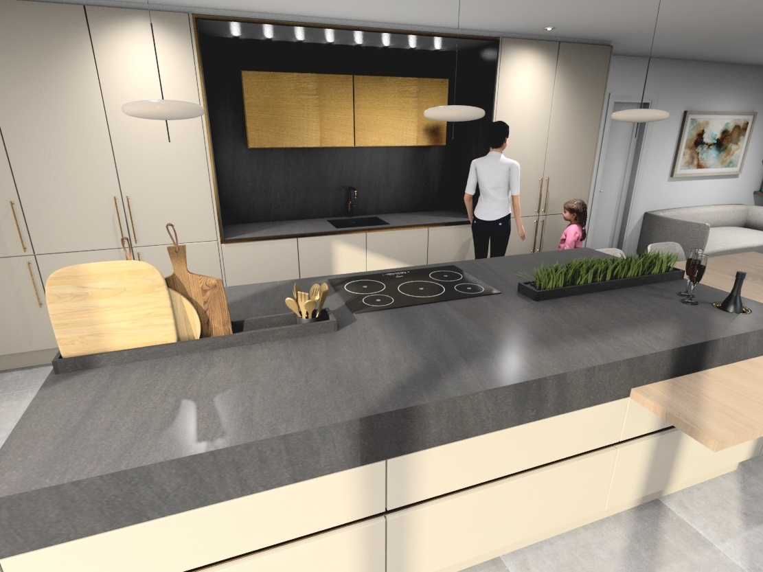 Kitchen triangle spaces by design stamford3