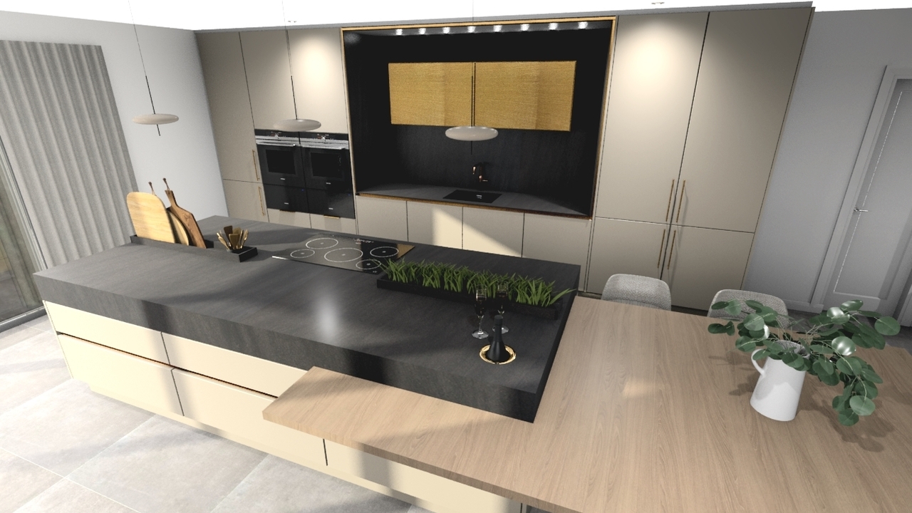 Kitchen triangle spaces by design stamford1